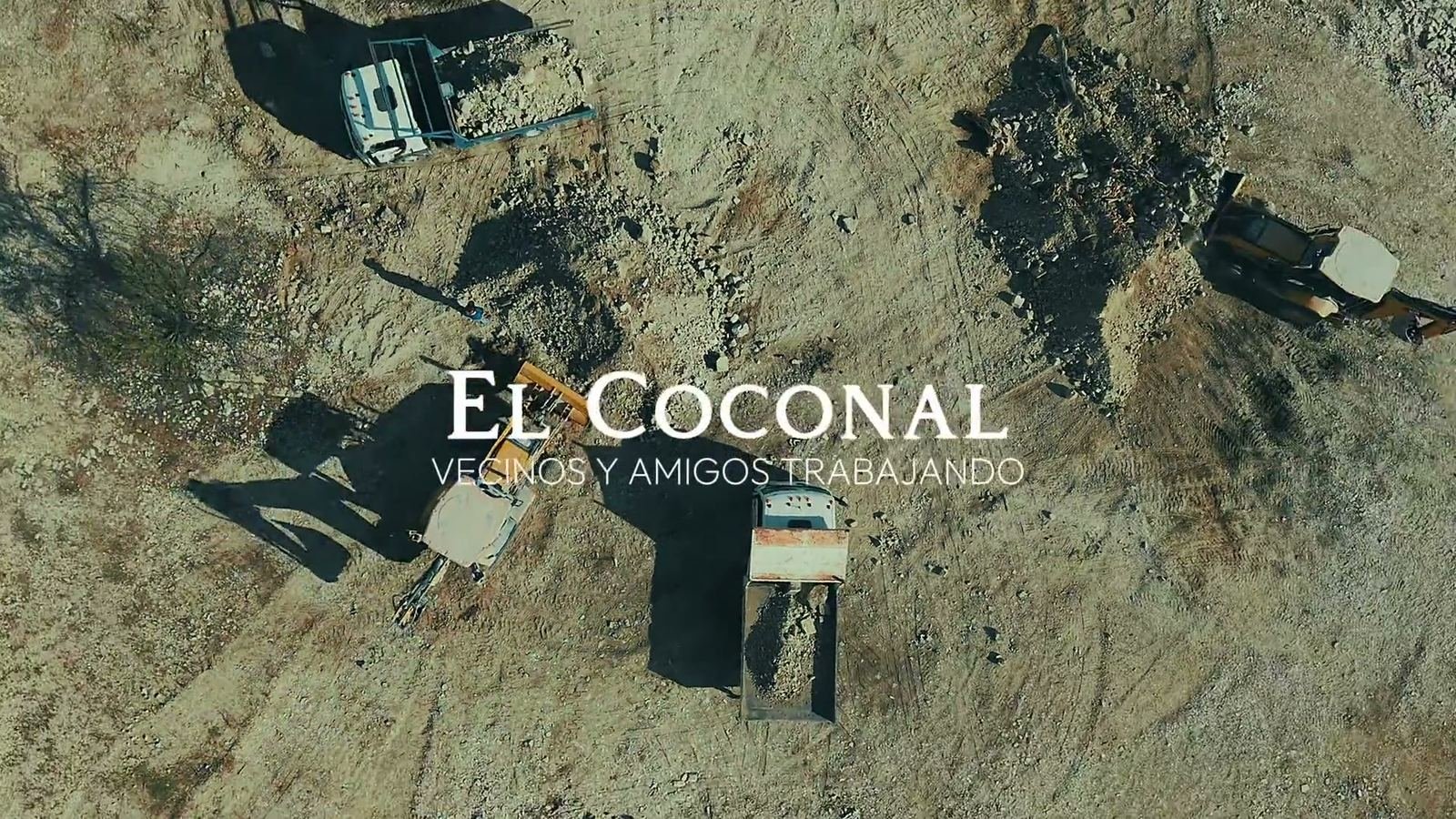 Fotograma del video: Los trabajos de nivelación en El Coconal
